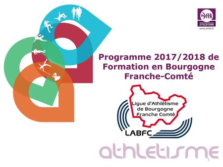 Programme 2017/2018 de Formation en Bourgogne Franche-Comté