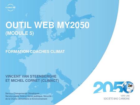 OUTIL WEB my2050 (module 5) Formation Coaches Climat