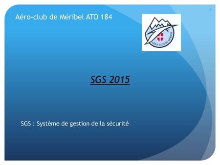 Aéro-club de Méribel ATO 184