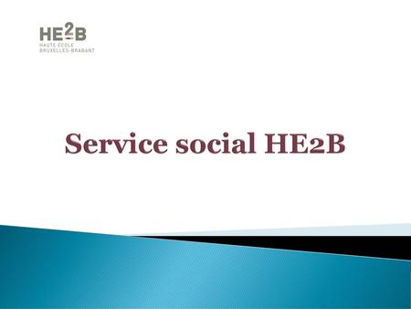Service social HE2B.