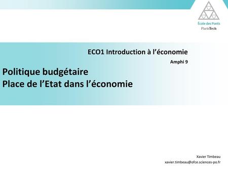 ECO1 Introduction à l’économie