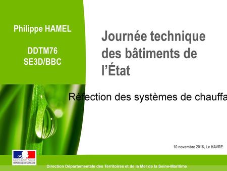 Philippe HAMEL DDTM76 SE3D/BBC