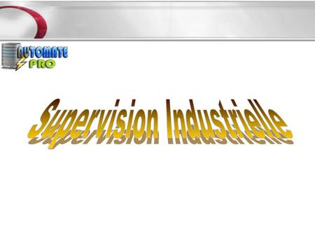 Supervision Industrielle