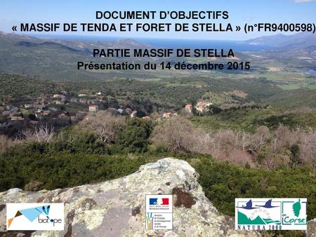 « MASSIF DE TENDA ET FORET DE STELLA » (n°FR )