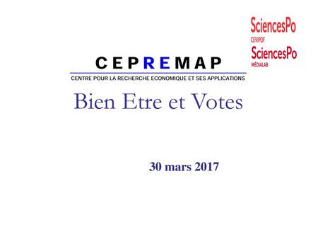 Bien Etre et Votes 30 mars 2017.