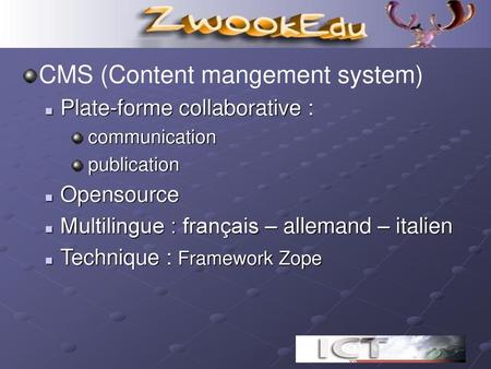 CMS (Content mangement system)