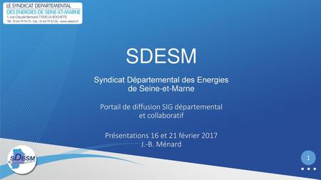SDESM Syndicat Départemental des Energies de Seine-et-Marne