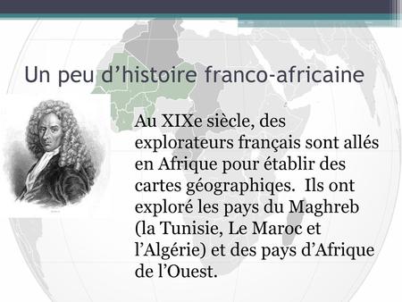 Un peu d’histoire franco-africaine