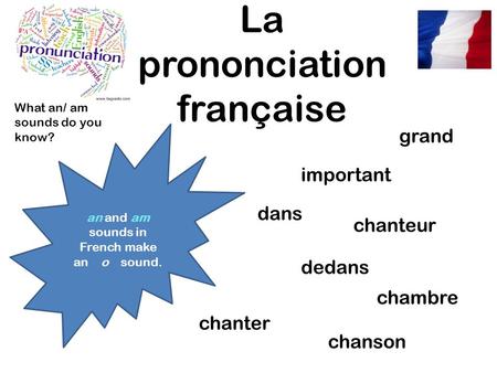 La prononciation française
