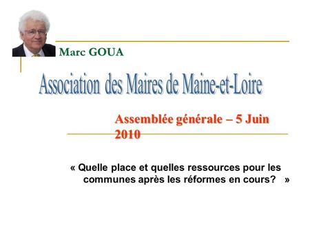 Association des Maires de Maine-et-Loire