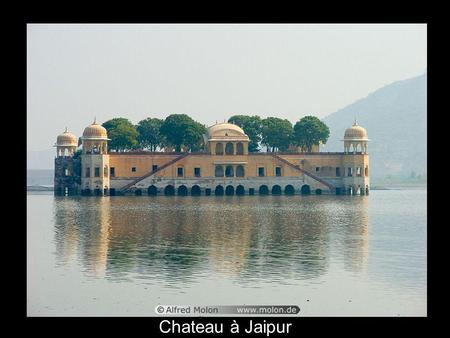 1 Chateau à Jaipur 2 Palais-des-vents, Jaipur 3 Transport par éléphant (Noce), Jaipur.