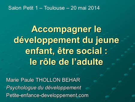 Salon Petit 1 – Toulouse – 20 mai 2014