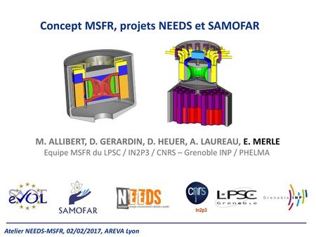 Concept MSFR, projets NEEDS et SAMOFAR