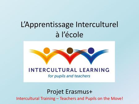L’Apprentissage Interculturel à l’école