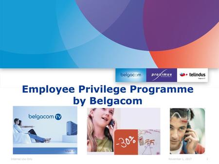 Employee Privilege Programme by Belgacom