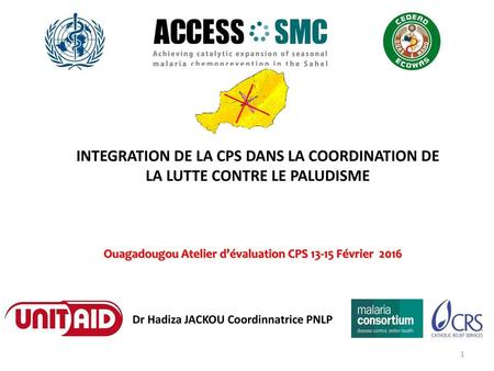 Ouagadougou Atelier d’évaluation CPS Février 2016