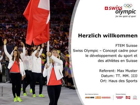 Herzlich willkommen FTEM Suisse Swiss Olympic – Concept cadre pour