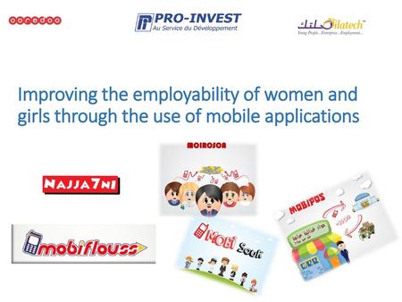 Improving the employability of women and girls through the use of mobile applications MOIROSCA.