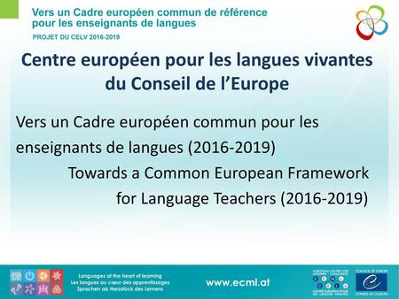 Centre européen pour les langues vivantes du Conseil de l’Europe