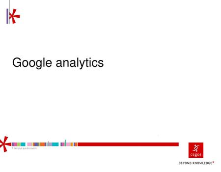 Google analytics.