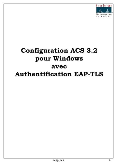 Authentification EAP-TLS