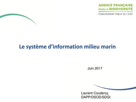 Le système d’information milieu marin