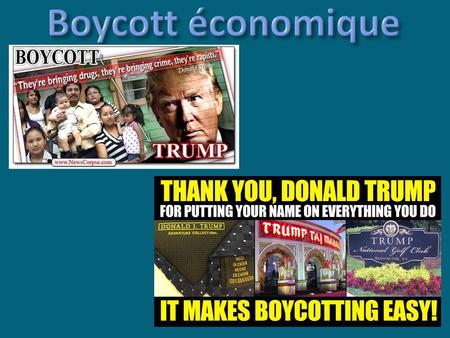 Boycott économique.