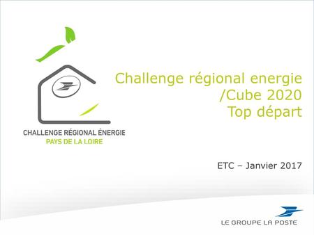 Challenge régional energie /Cube 2020 Top départ