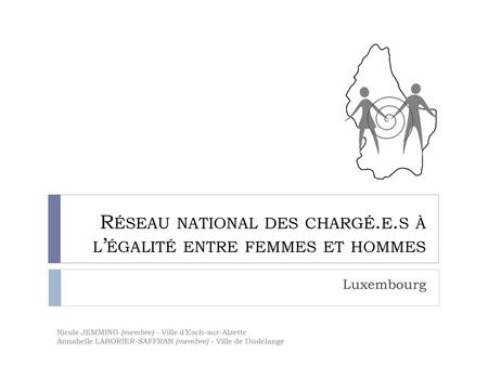 Réseau national des chargé.e.s à l’égalité entre femmes et hommes