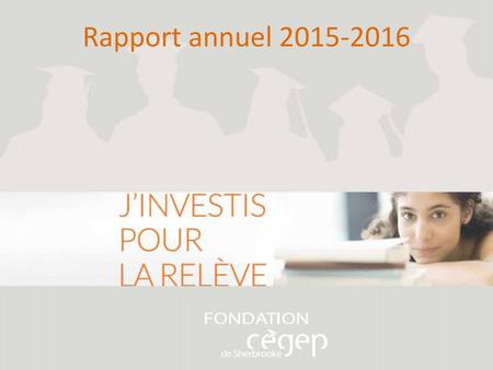 Rapport annuel 2015-2016.