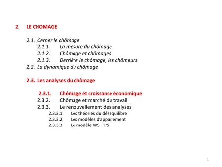 Derrière le chômage, les chômeurs 2.2. La dynamique du chômage