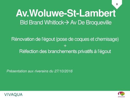 Av.Woluwe-St-Lambert Bld Brand Whitlock Av De Broqueville