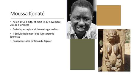 Moussa Konaté né en 1951 à Kita, et mort le 30 novembre à Limoges
