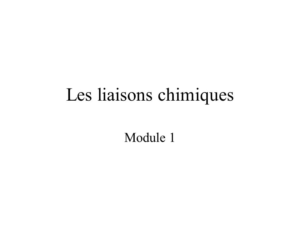 clipart de liaisons chimiques