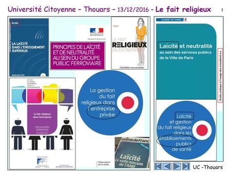 Université Citoyenne – Thouars – 13/12/2016 – Le fait religieux