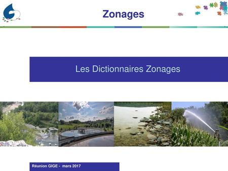 Les Dictionnaires Zonages