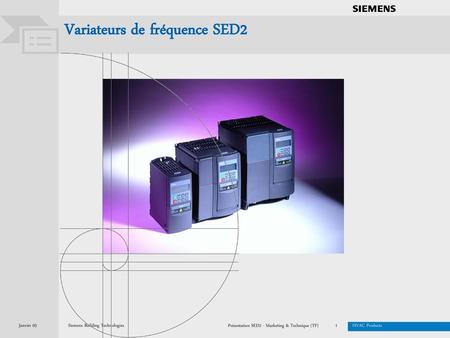 Variateurs de fréquence SED2