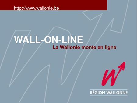 La Wallonie monte en ligne