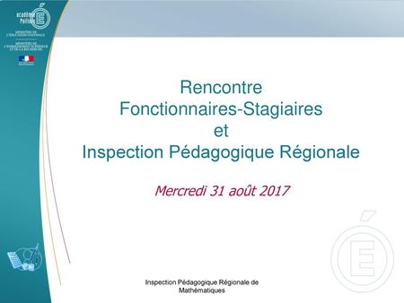 Rencontre Fonctionnaires-Stagiaires et