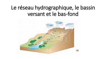 Le réseau hydrographique, le bassin versant et le bas-fond