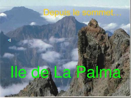 Depuis le sommet… Ile de La Palma.