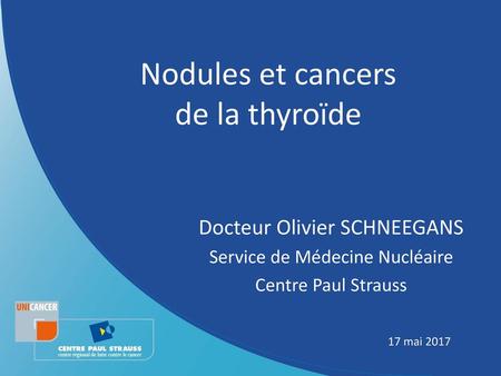 Nodules et cancers de la thyroïde