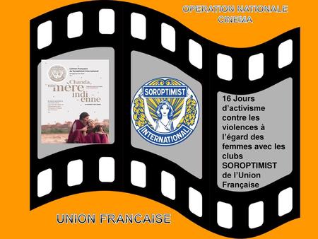 UNION FRANCAISE OPERATION NATIONALE CINEMA