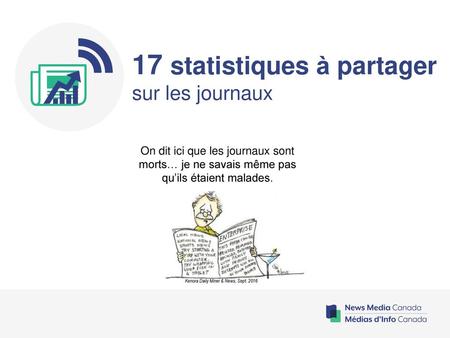 17 statistiques à partager sur les journaux