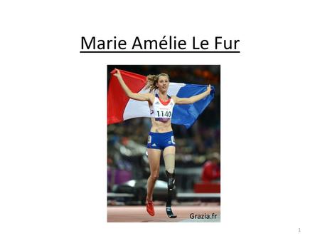Marie Amélie Le Fur Grazia.fr.