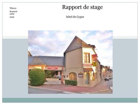 Thierry Rapport de stage
