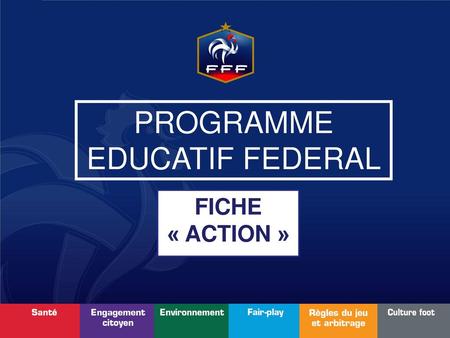 PROGRAMME EDUCATIF FEDERAL