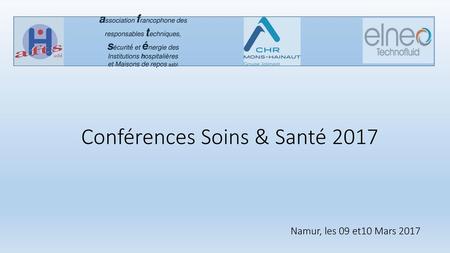 Conférences Soins & Santé 2017