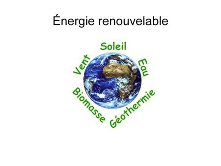 Énergie renouvelable La biomasse