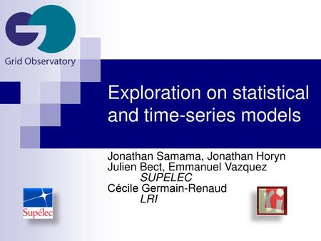 Exploration on statistical and time-series models